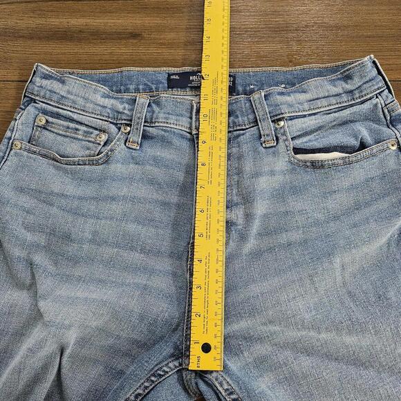 Hollister Athletic Skinny Jeans SZ 33 - Picture 6 of 12